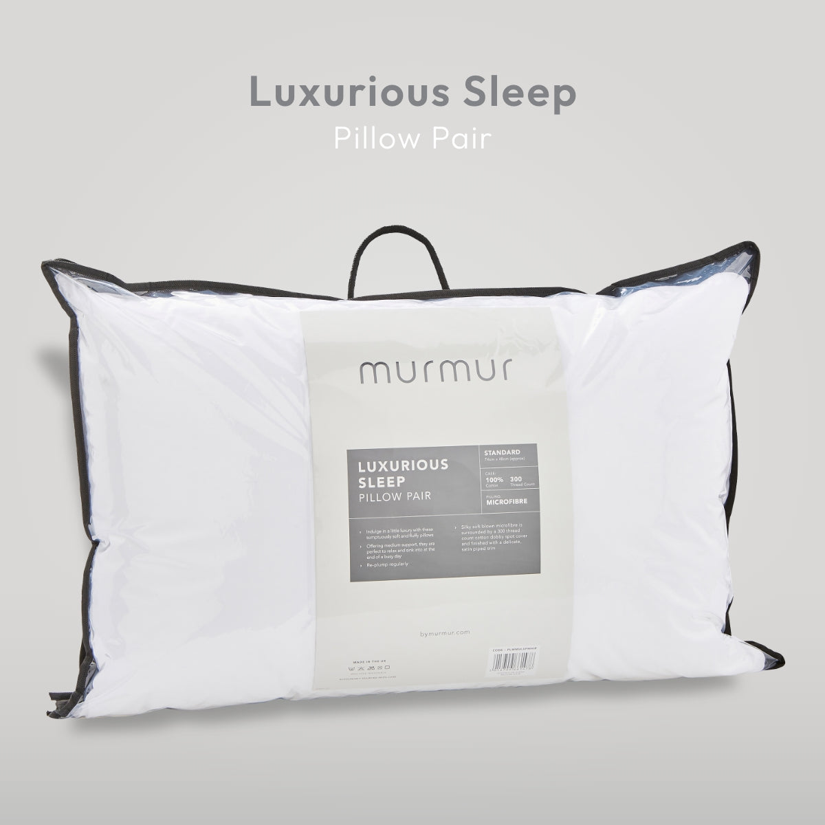 Luxurious Sleep Pillow Pair