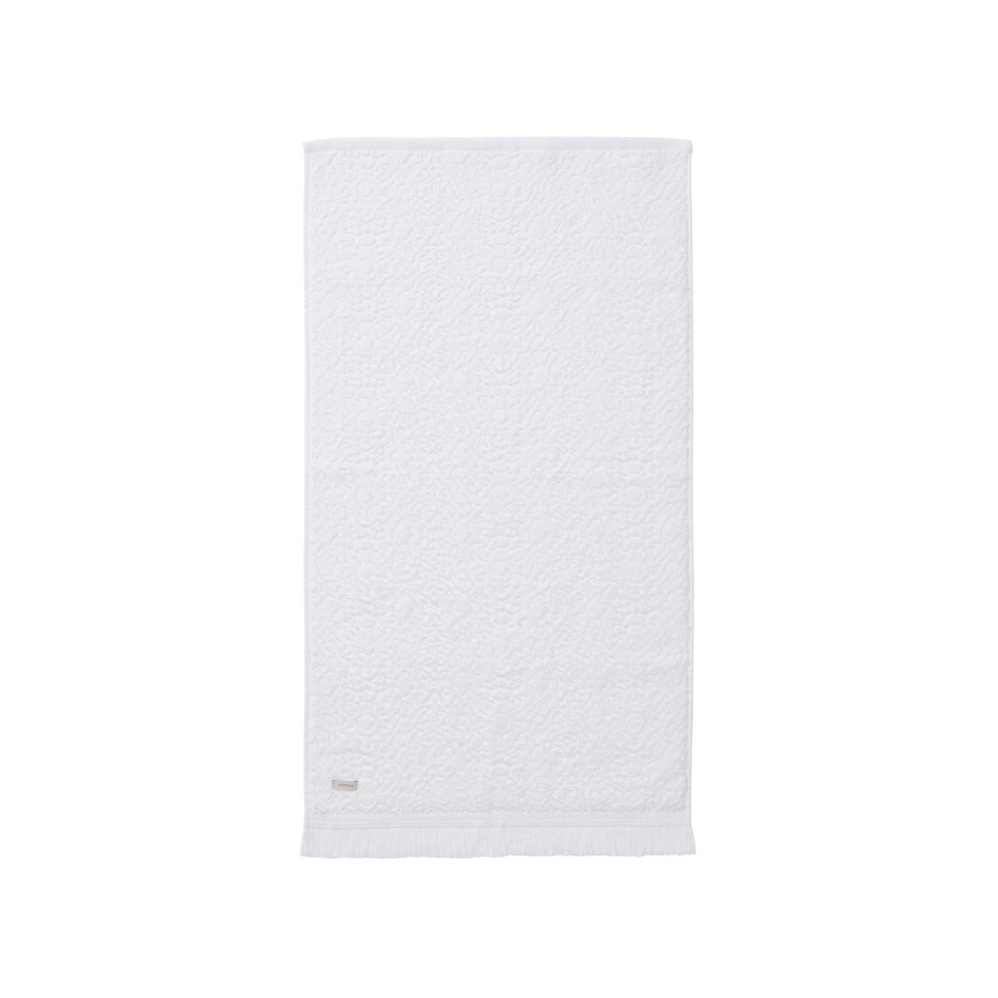 Lotta Sculpted Towels, White