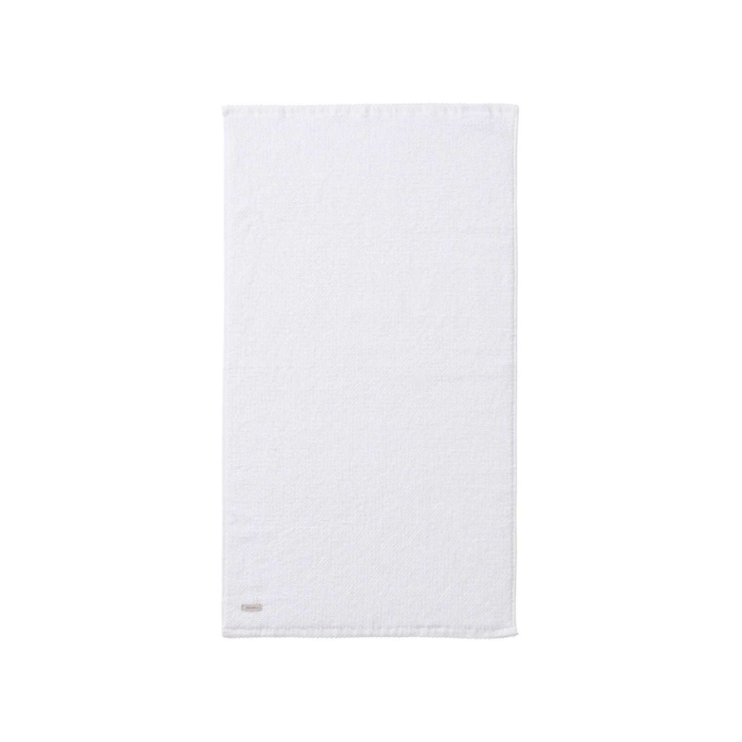 Lune Sculpted Towels, White