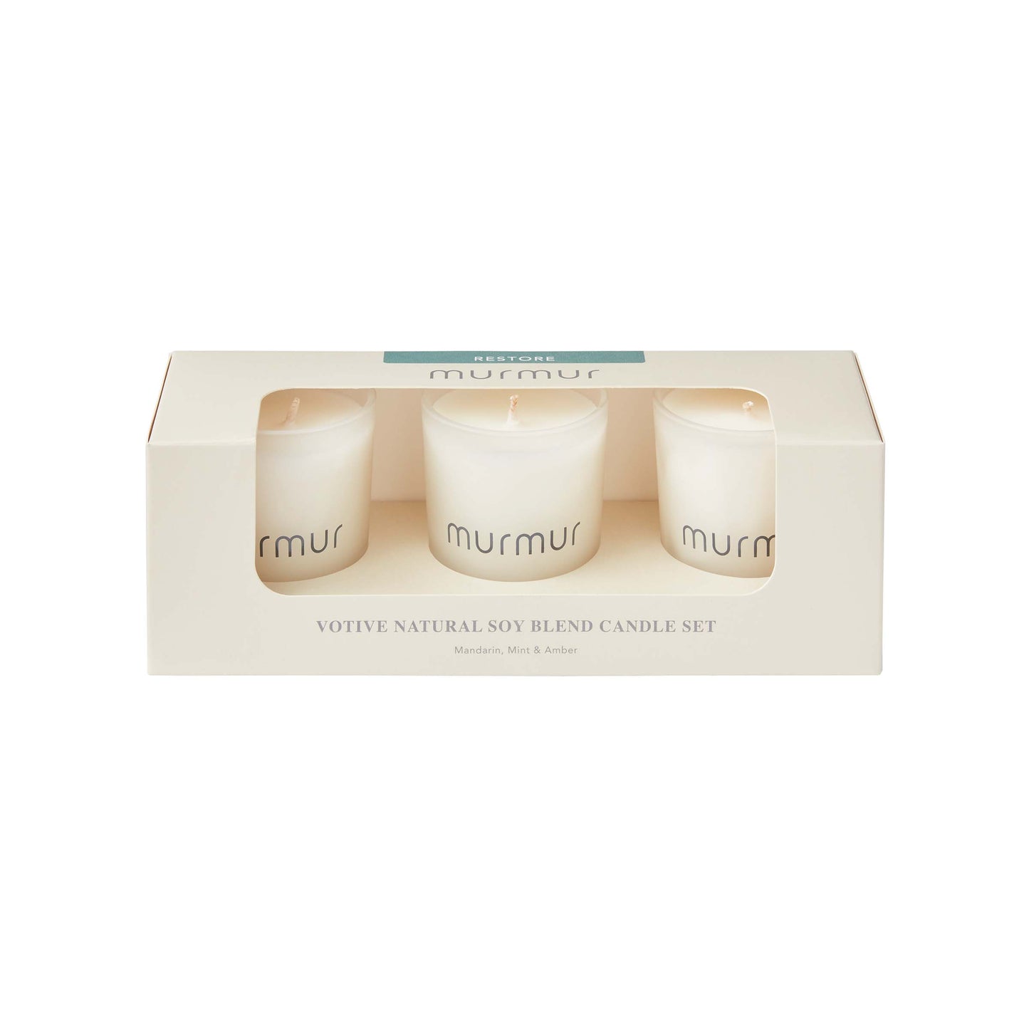 Restore Votive Scented Candle 3 Pack