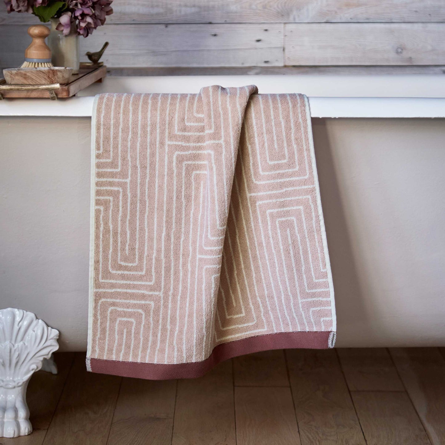 Pia Towels, Dusky Pink