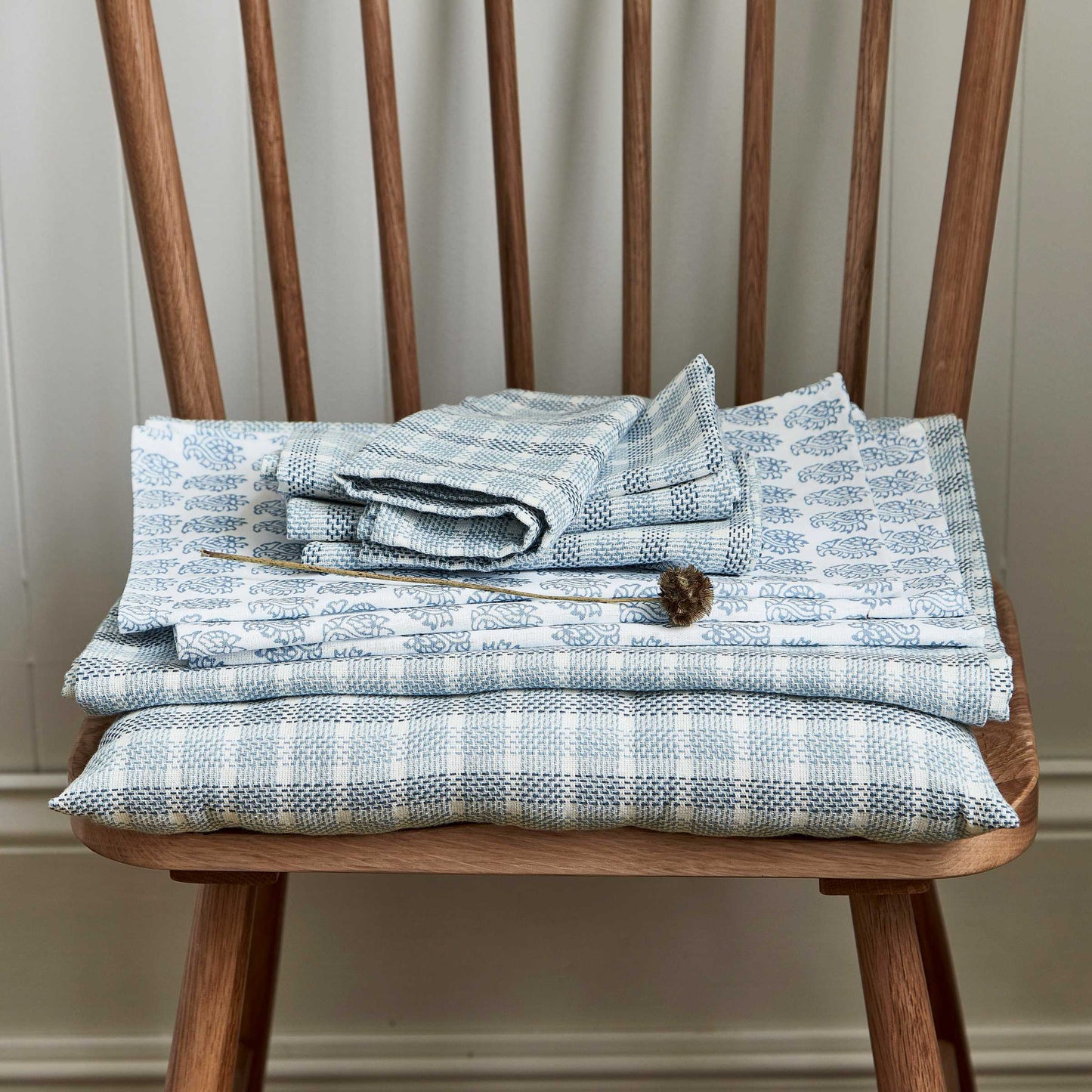Amelia & Tara Tea Towels, Ballintoy Blue