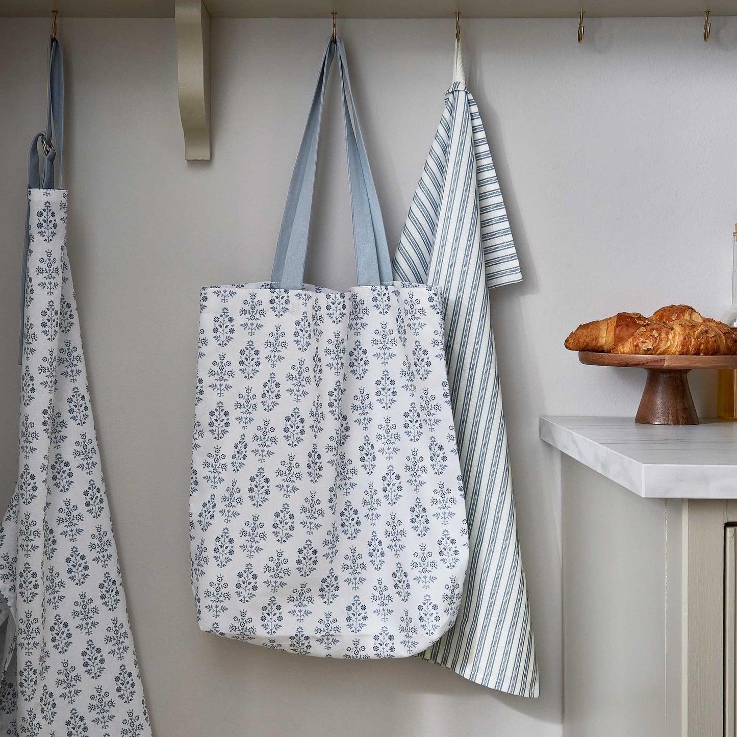 Sofie Tote Bag, Ballintoy Blue