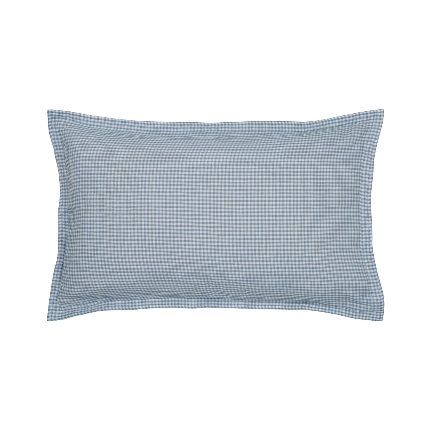 Alia Washed Gingham Duvet Cover Set, Ballintoy Blue
