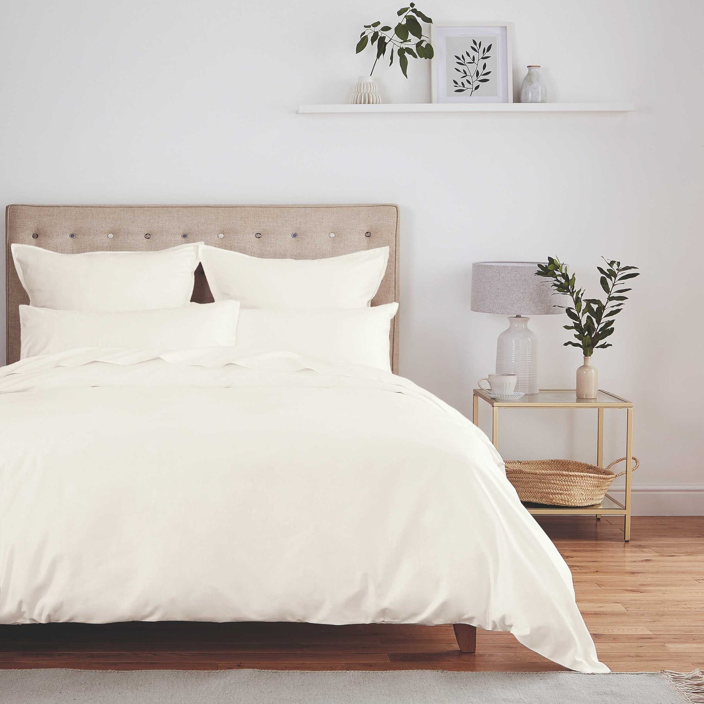 1000 Thread Count Plain Dye Ivory