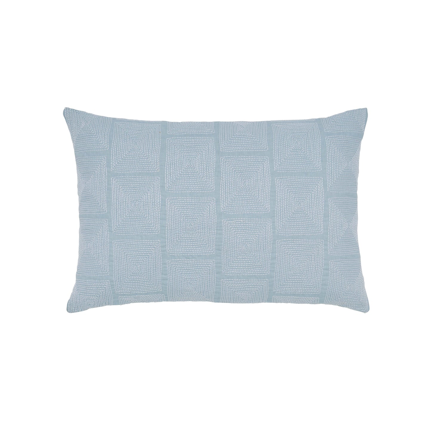 Lena Embroided Cushion Ballintoy Blue