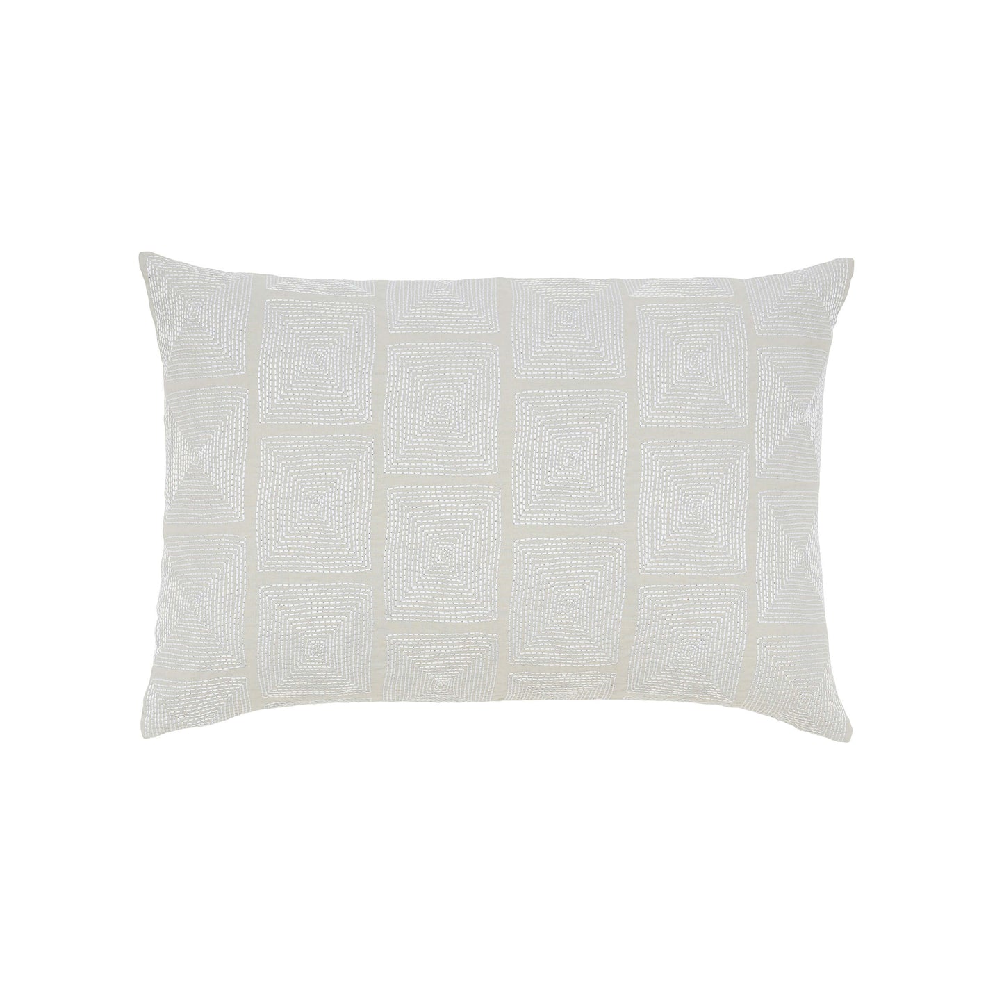 Lena Embroided Cushion Cloud Grey
