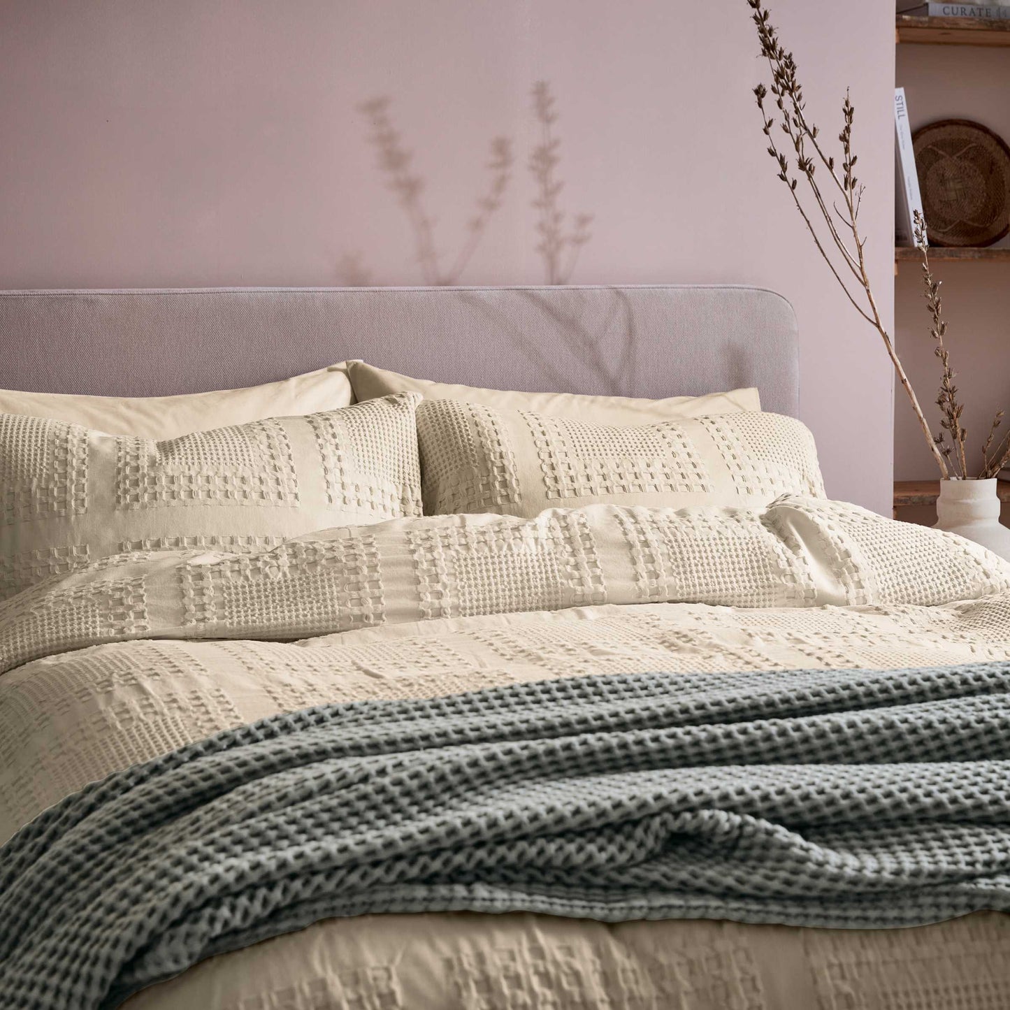 Maeve Duvet Cover Set, Canvas Cream