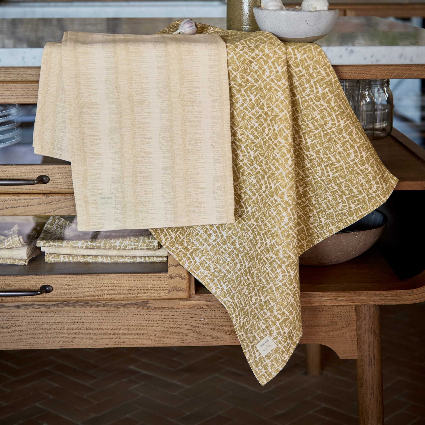Camille Warm Ochre Kitchen Collection