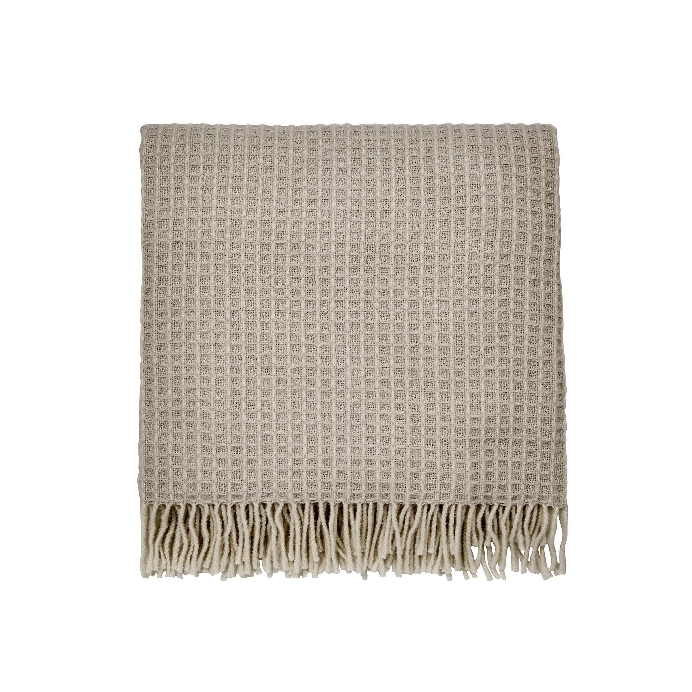 Burr Woven Throw, Linen Murmur