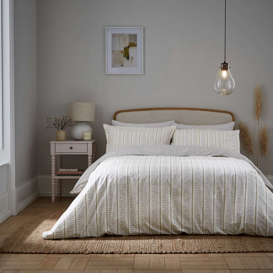 Linden Print Duvet Cover Set, Mourne Green