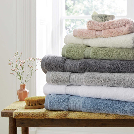 Naturally Soft Towels, Ballintoy Blue