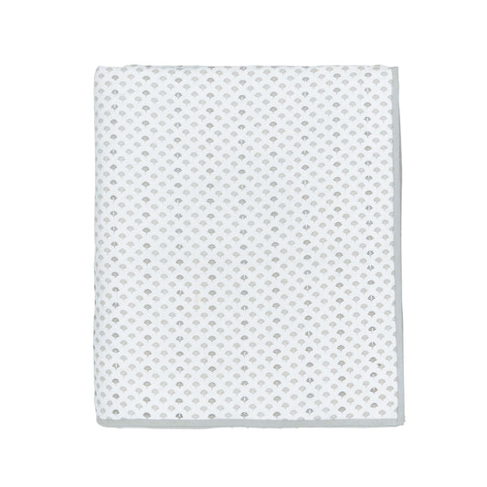 Orla Quilted Throw, Cloud Grey