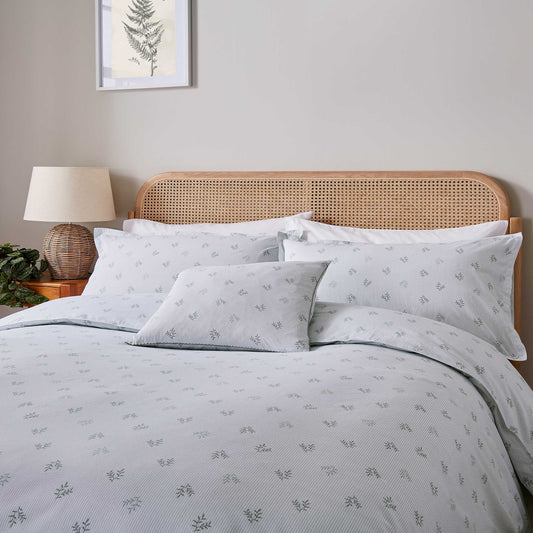 Thalia Duvet Cover Set, Mourne Green