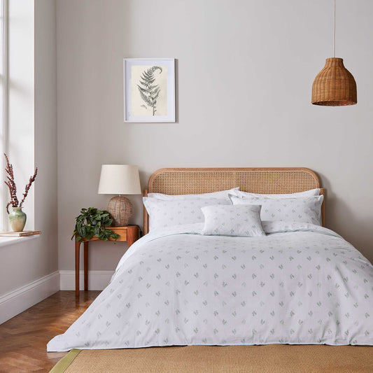 Thalia Duvet Cover Set, Mourne Green