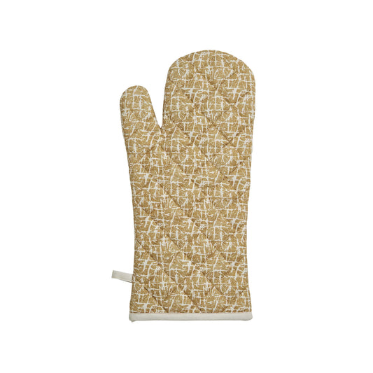 Camille Single Oven Glove, Warm Ochre