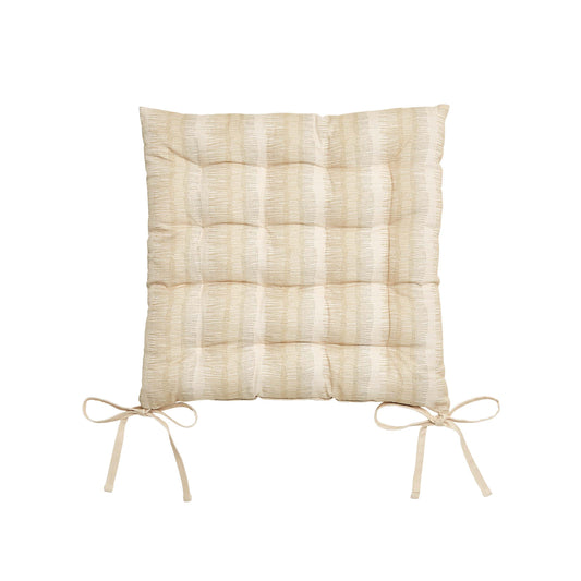 Moya Seat Pad, Warm Ochre/Canvas Cream