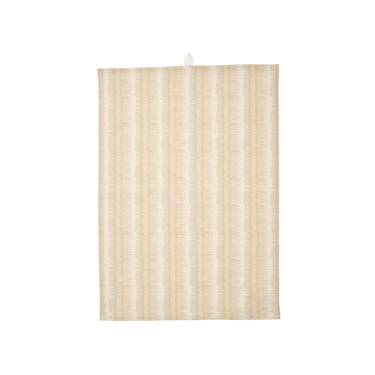Camille & Moya Tea Towels, Warm Ochre/Canvas Cream