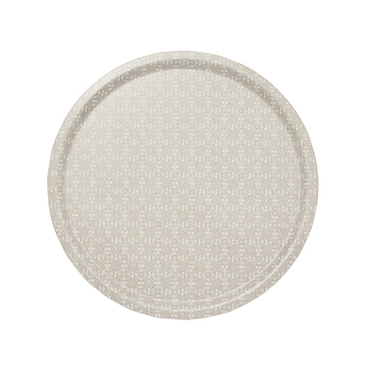 Dana Tray, Linen & Grey