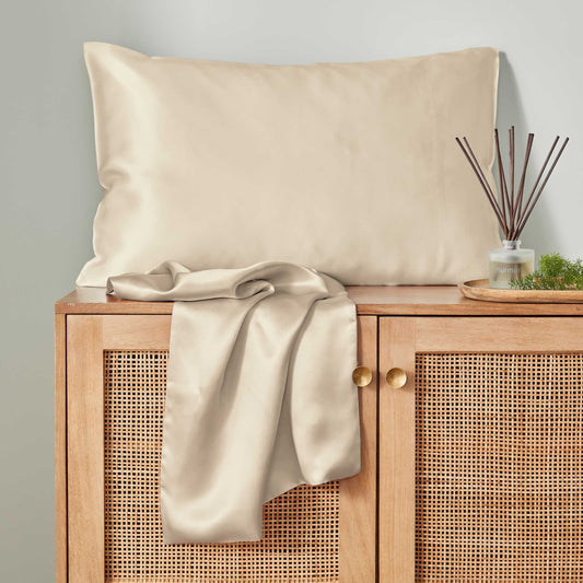 Silk Standard Pillowcase, Linen