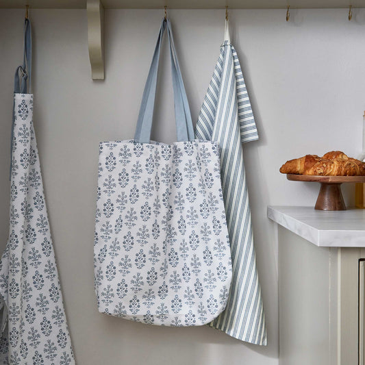 Sofie Tote Bag, Ballintoy Blue