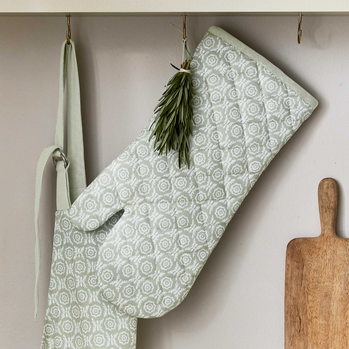 Thea Single Oven Glove, Mourne Green