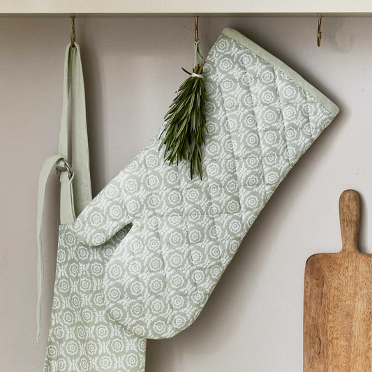 Thea Single Oven Glove, Mourne Green
