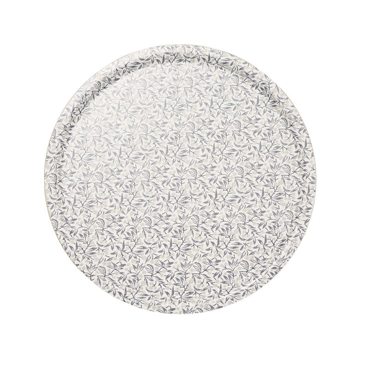 Tola Tray, Linen & Grey