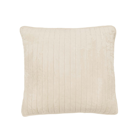 Flynn Quilted Cushion 50cm x 50cm, Linen