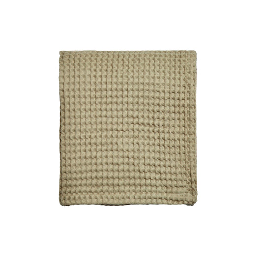 Tess Waffle Throw, Sage Green