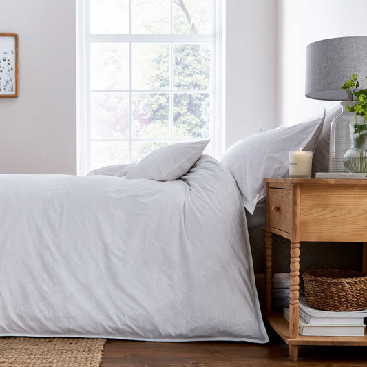 Bea Duvet Cover Set, White