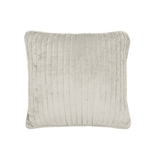 Flynn Quilted Cushion 50cm x 50cm, Grey