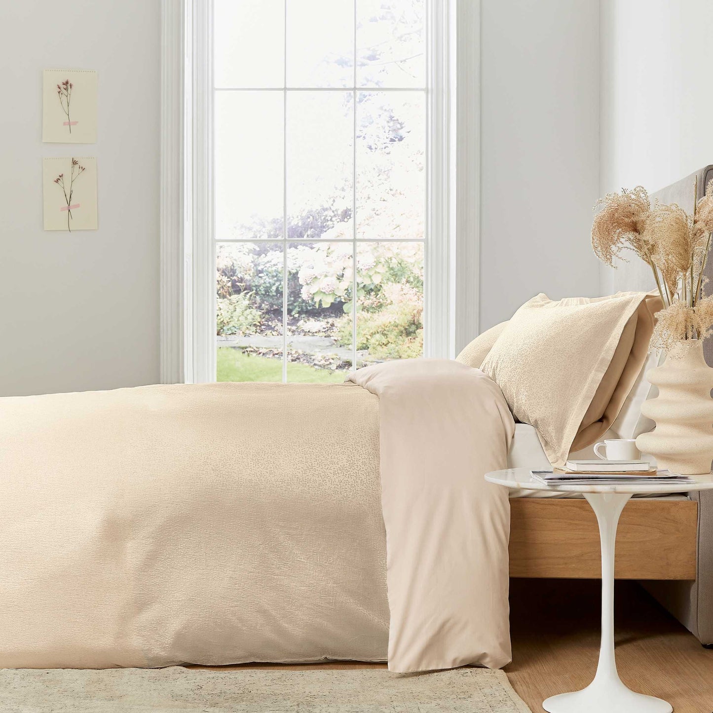 Meadow Duvet Cover Set, Linen