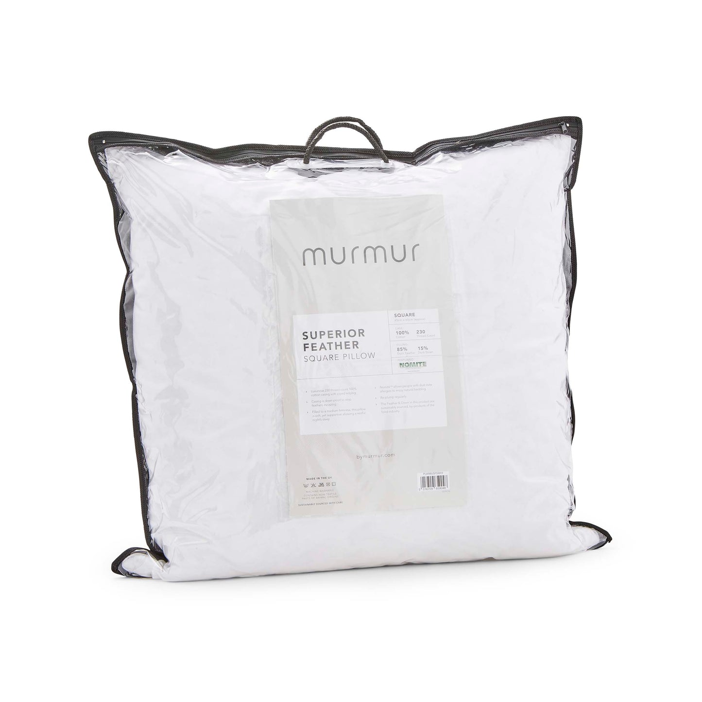 Superior Feather Square Pillow