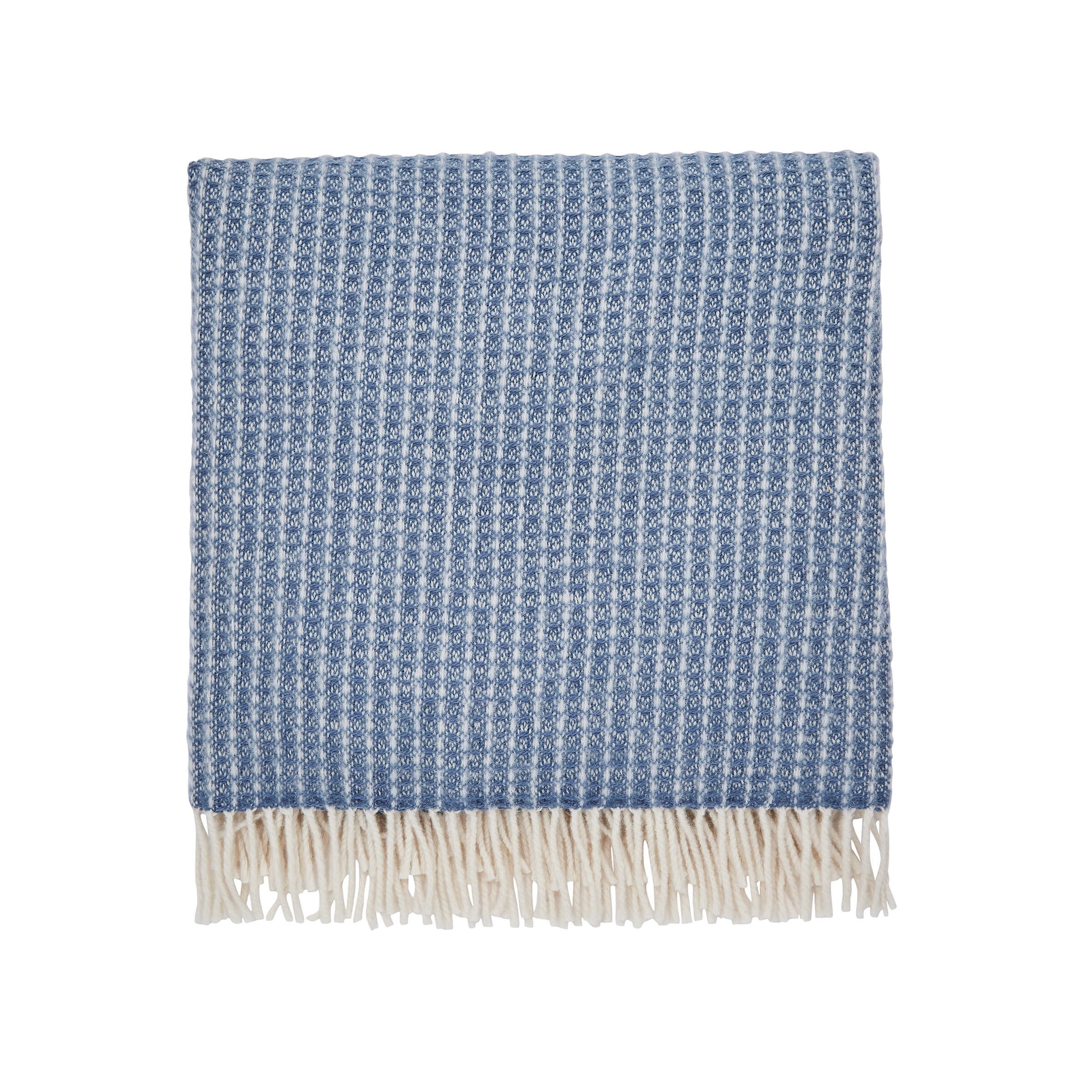 Murmur Burr Woven Throw Ballintoy Blue