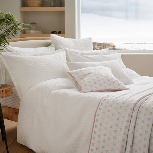 Hush Duvet Cover, White