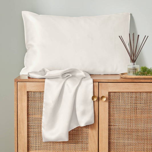 Silk Standard Pillowcase Ivory