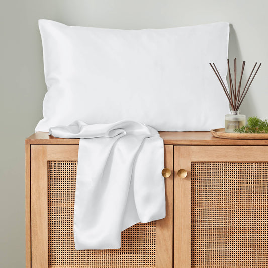 Silk Standard Pillowcase White