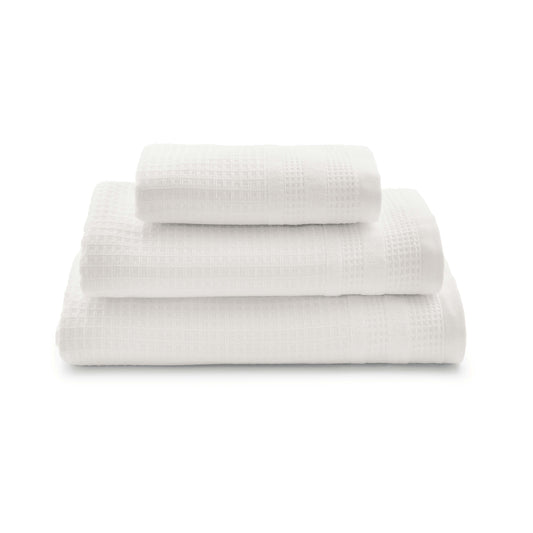 Spa Collection White Waffle Towels